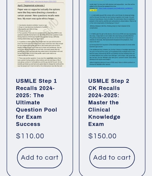 Premium usmle step2ck recalls